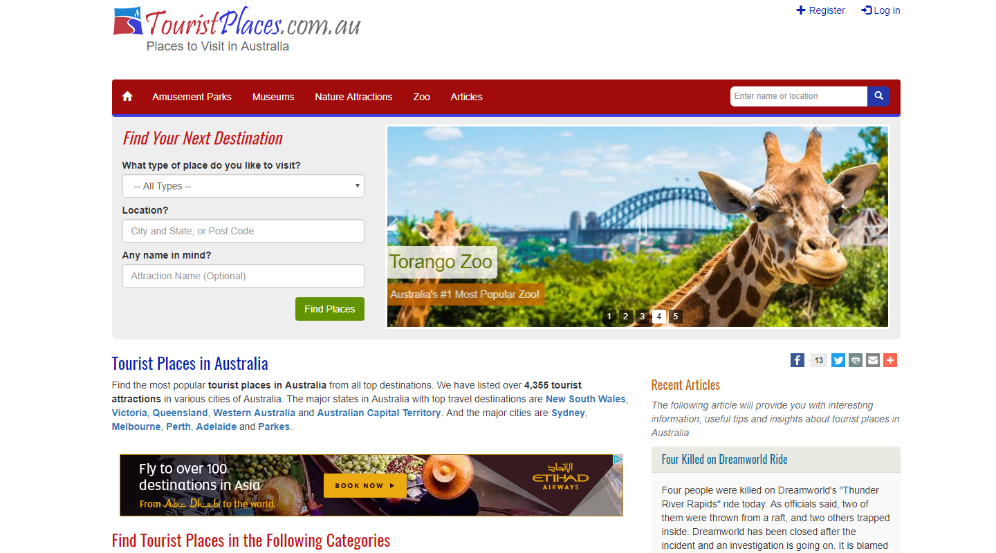 Tourist Places in Australia